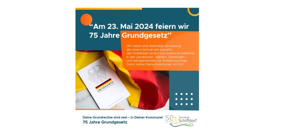 Am 23. Mai 2024 feiern wir 75 Jahre Grundgesetz